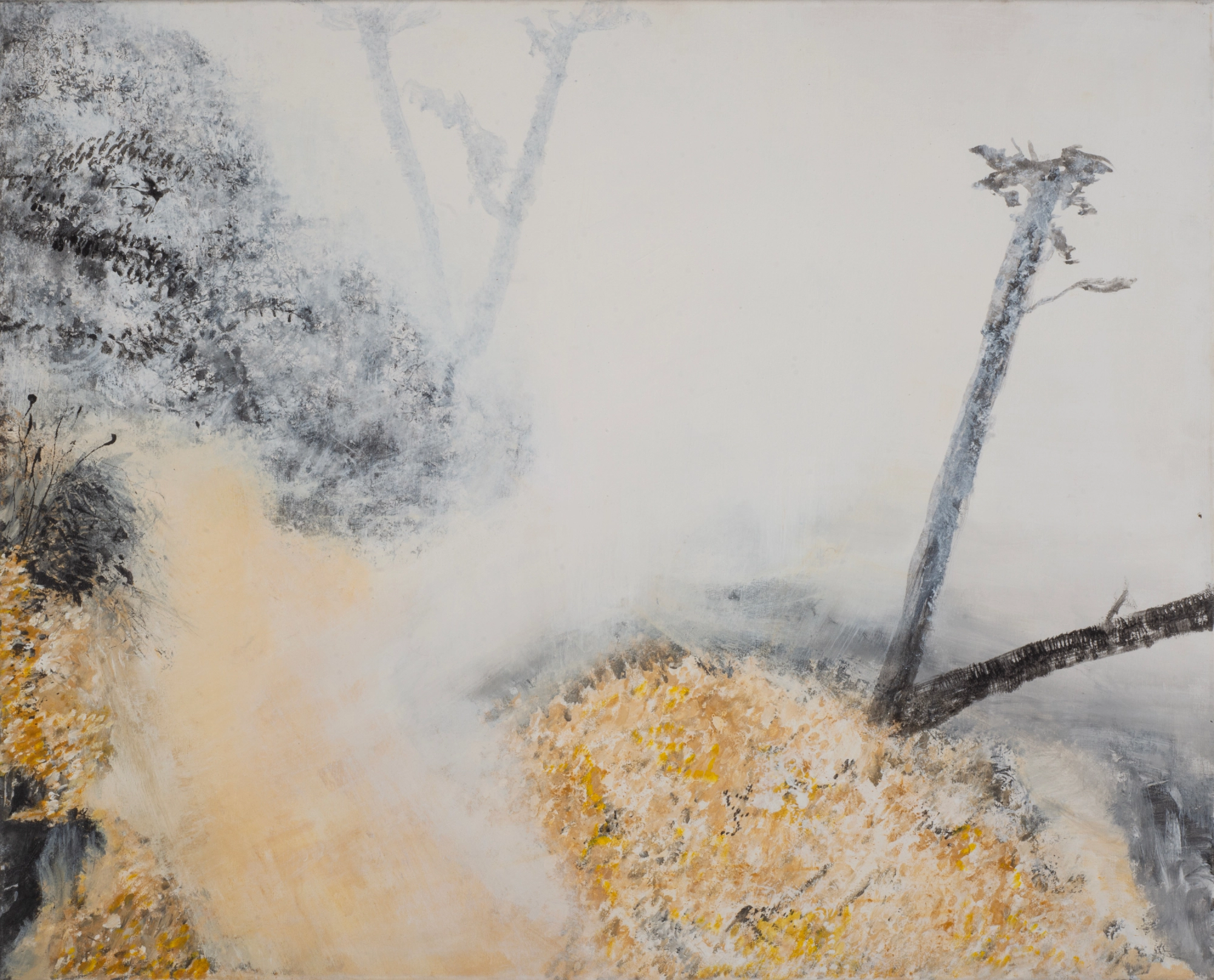 Una escucha. 80 x 100 cm. 2023