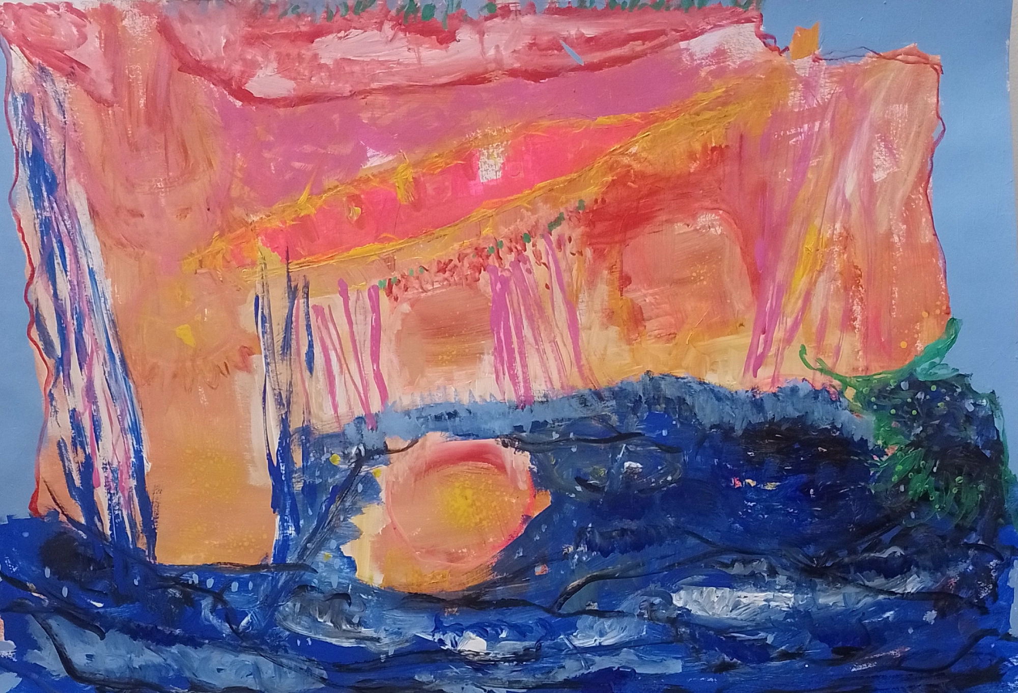 2 Lear. 70 x 100 cm. 2023