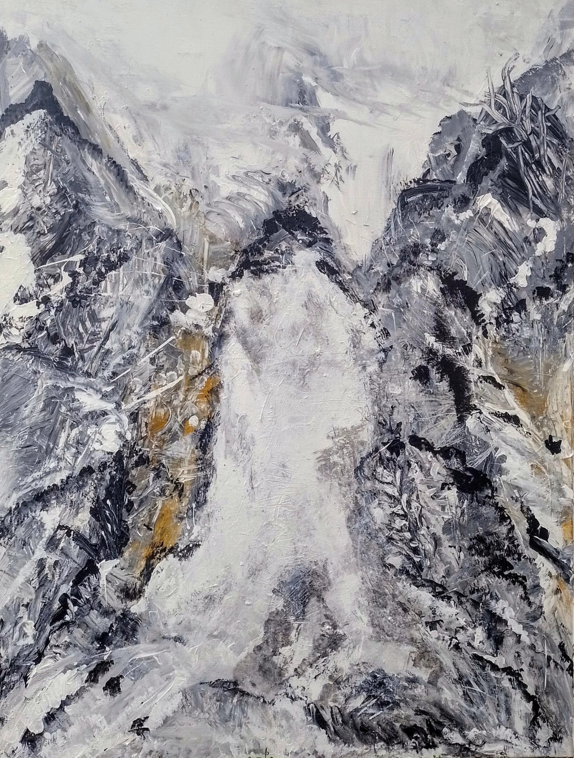 Una escucha. 120 x 90 cm. 2022