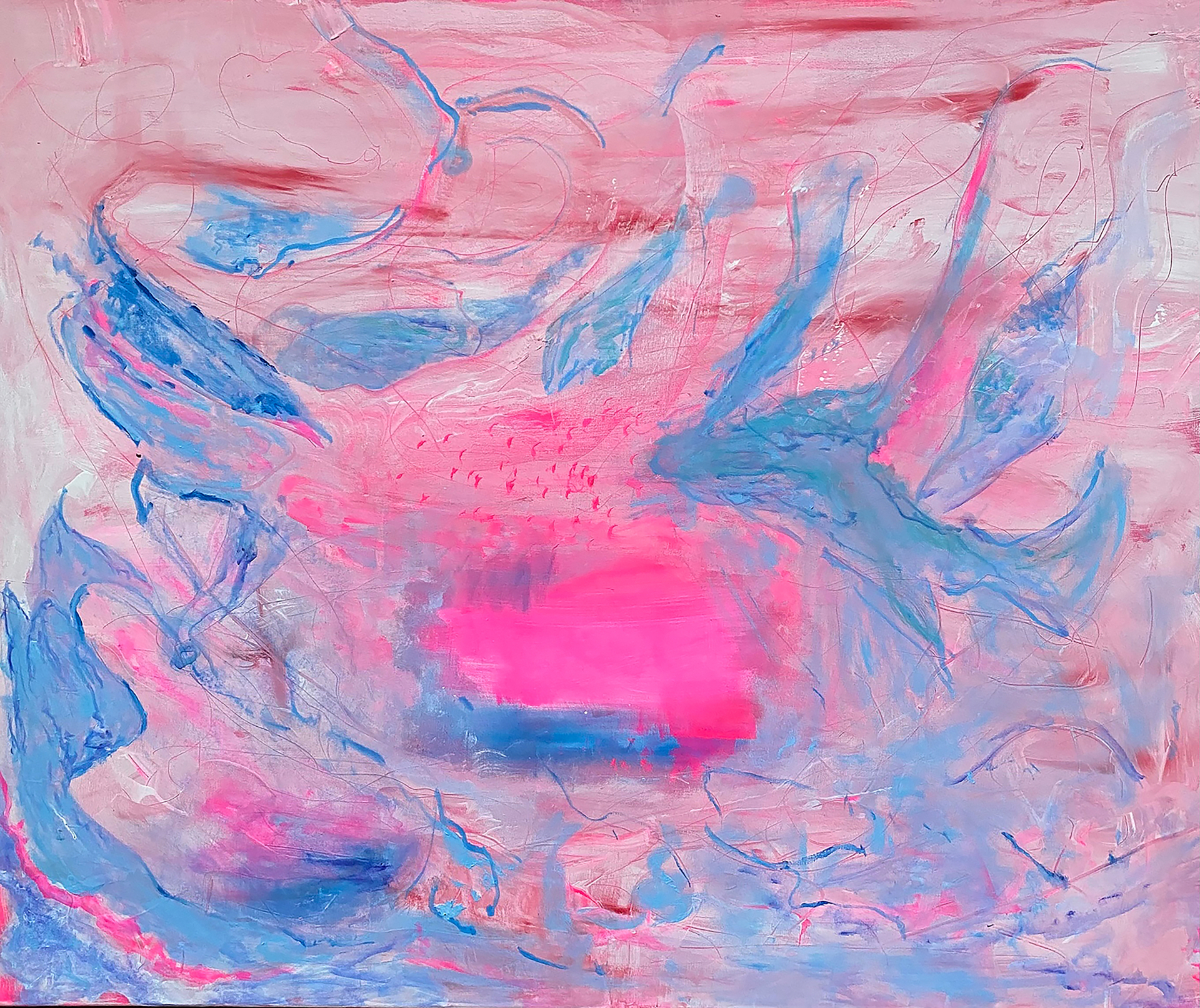 Sammlung. Habitado por un recogimiento. 100 x 120 cm. 2025